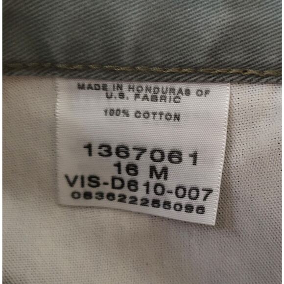 LEE Riders Size 16M Casual High-Rise Olive Chino Jeans Size - Picture 9 of 13